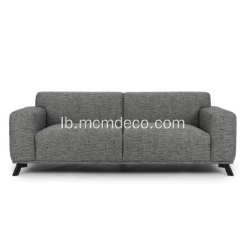 Volu Licorice Crème Stoff Sofa